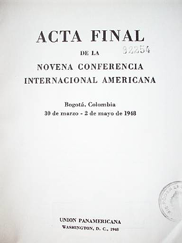 Novena Conferencia Internacional Americana