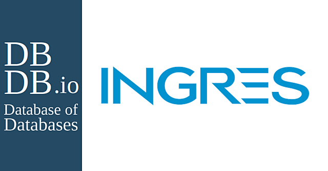 DBMS INGRES.