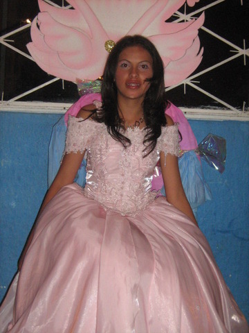 Cumplo mis 15 añitos me siento muy feliz ya que mi madre me realiza una fista