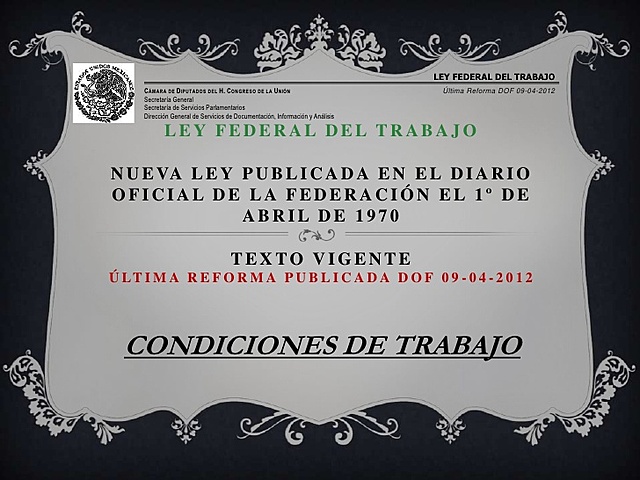 México: Ley Federal del Trabajo (Actual)