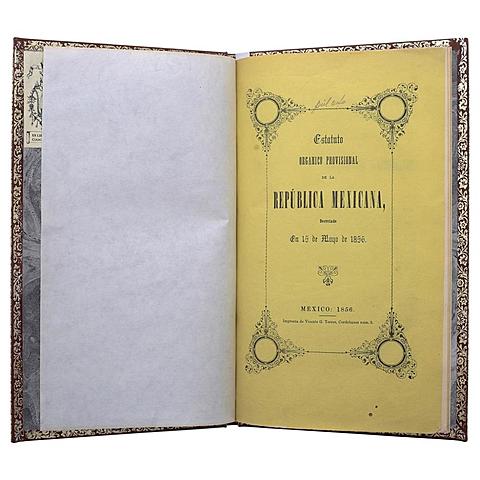 Estatuto Orgánico Provisional de la República Mexicana