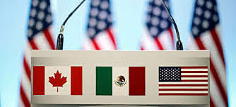 TRATADO DE LIBRE COMERCIO (TLCAN), 1990, Canadá, Estados Unidos y México.