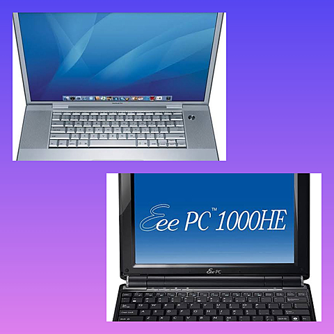 MACBOOK AIR Y ASUS EEE PC