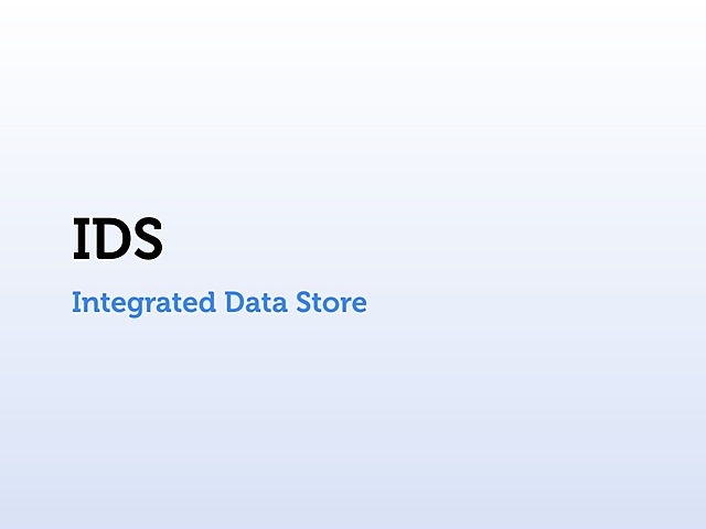 Se diseña IDS (Integrated Data Store)