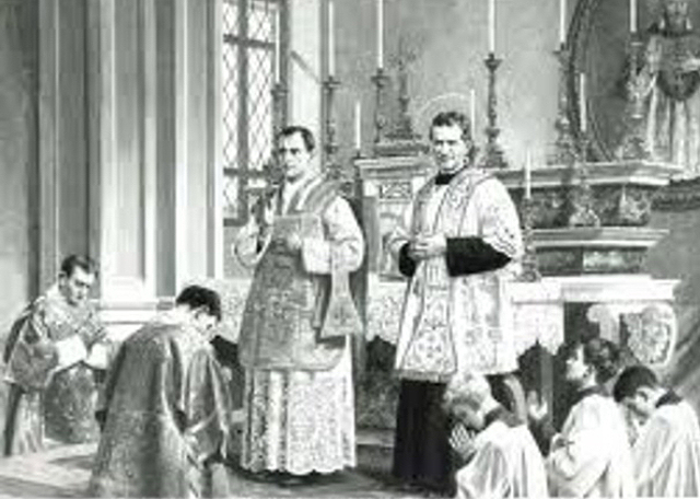 Michael Rua is ordained as a priest