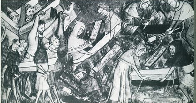 Billede af den sorte død