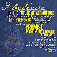 Official FFA Creed Adopted