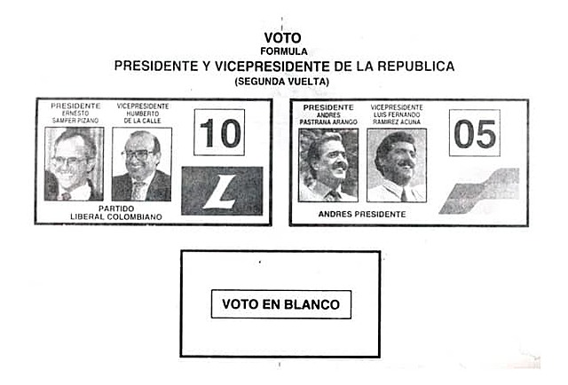 the electoral card was used for the first time