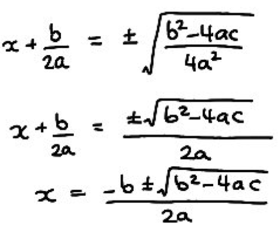 Quadratic Equations