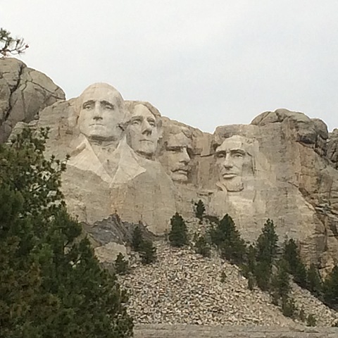 Went to Mount Rushmore and traveled  across the USA in a RV