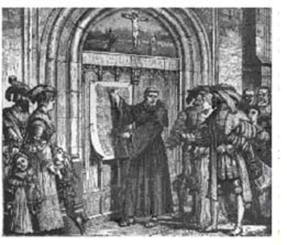 Beginning of Protestant Reformation