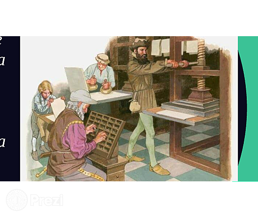 Invención de la imprenta.