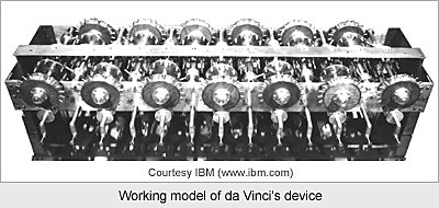 Leonardo da Vinci mehaničko računalo