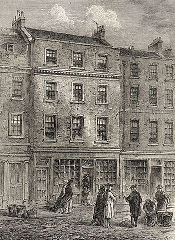 London bookshop of Thomas Davies