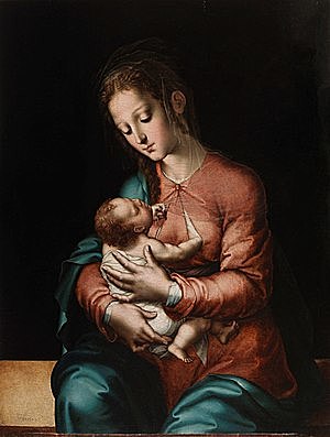 OBRA: VIRGEN DE LA LECHE / LUIS DE MORALES