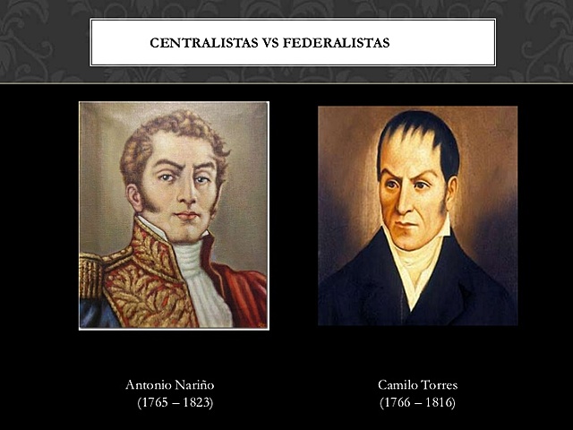 Centralistas y federalistas