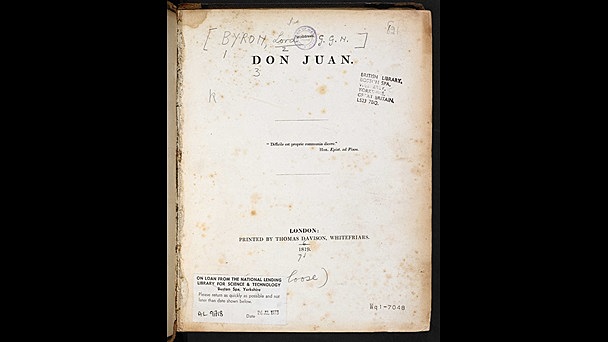 The first two cantos are published of Byron's