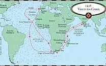 Vasco de Gama sailed for Portuguese