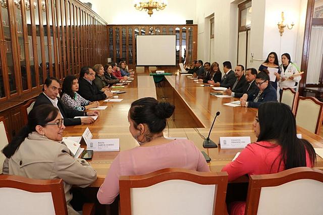 REUNION INFORMATIVA CON LOS ASPIRANTES A PRESIDENTE O PRESIDENTA DE LA COMISIÓN DE DERECHOS HUMANOS DEL ESTADO DE PUEBLA