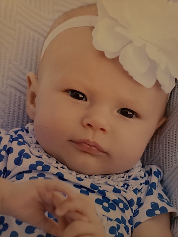 my sister Kenlee was born