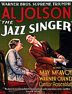 El primer largometraje sonoro (también conocido como "talkie"), el Cantante de Jazz, se lanza. Después de un gran éxito, el sonido en el cine se convierte en un estándar en el negocio del cine.