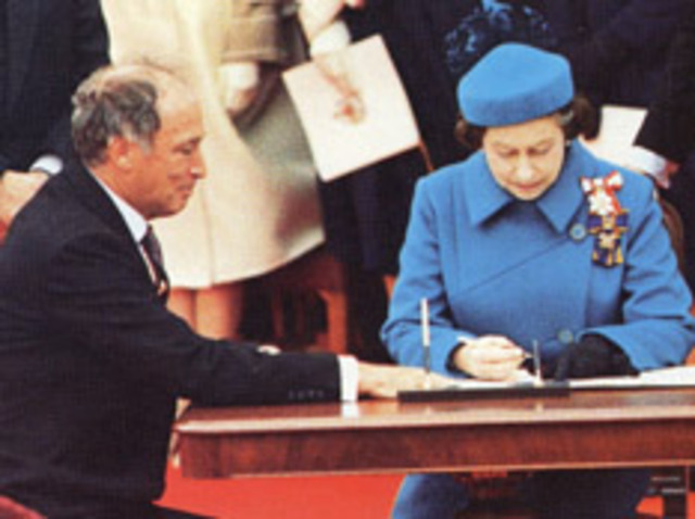 Signing of the Constitution Act