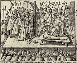 The death of Guy Fawkes and his friends