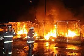 Tercer incendio de la merced