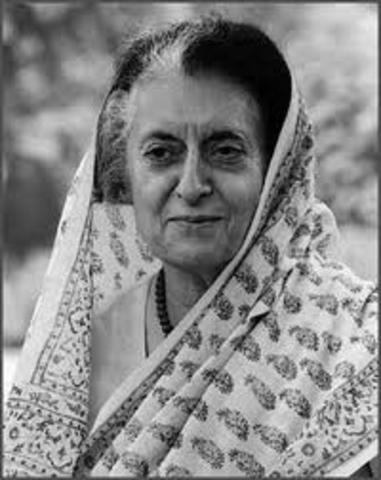 Indira Ghandi killed