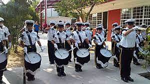 Entrada a la banda de guerra de mi escuela