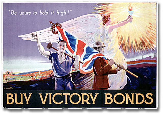 The government sold Victory Bonds