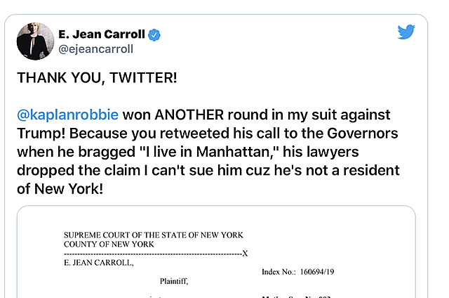 trump v trump Twitter