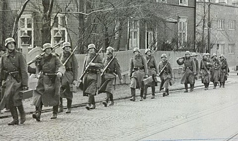 tyskerne prøver ta hele sør Norge