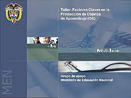 Taller de Producción de Objetos de Aprendizaje