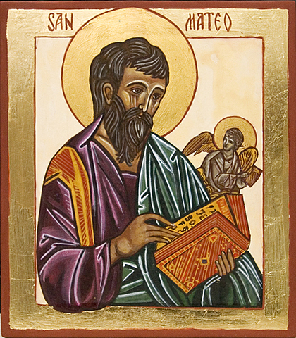 Evangelio de San Mateo, San Lucas y Hechos de los apóstoles.