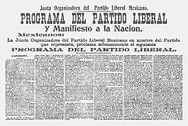 Programa y Manifiesto a la Nación Mexicana