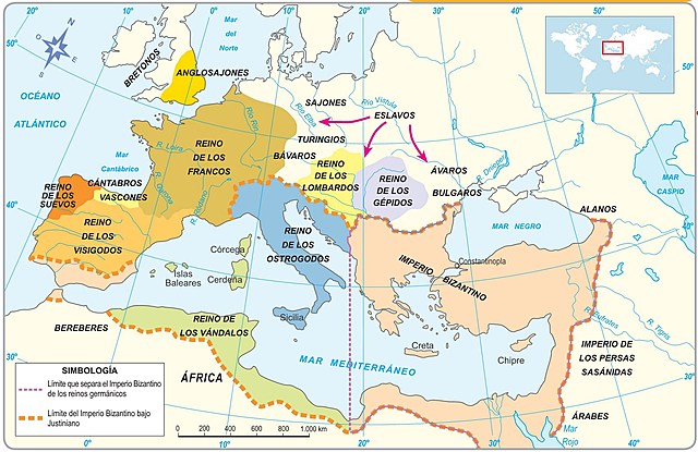 POLÍTICA: FRAGMENTACIÓN POLÍTICA DEL IMPERIO ROMANO.