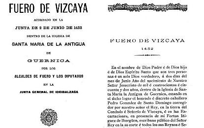 BIZKAIA: Fuero Viejo