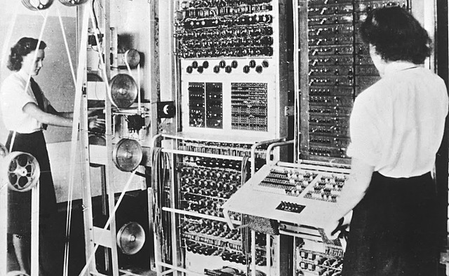 Primera computadora electrónica.