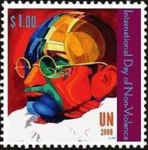 The First International Day of Non-Violence
