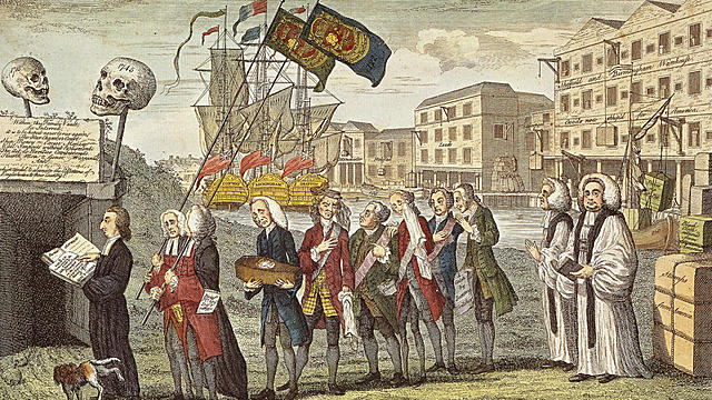 Parliament repealed the Stamp Act