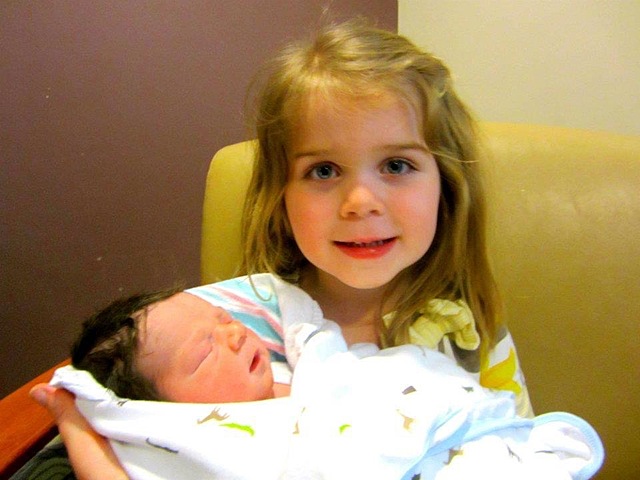 When my brother was born.