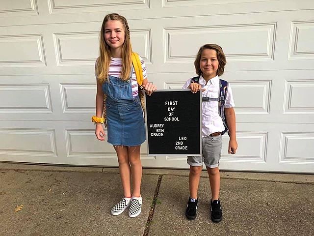 First day of middle school.