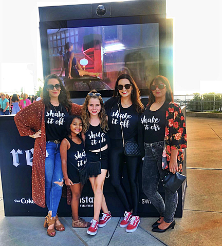 When i went to my first taylor swift concert.