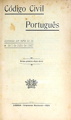 CÓDIGO CIVIL PORTUGUÉS