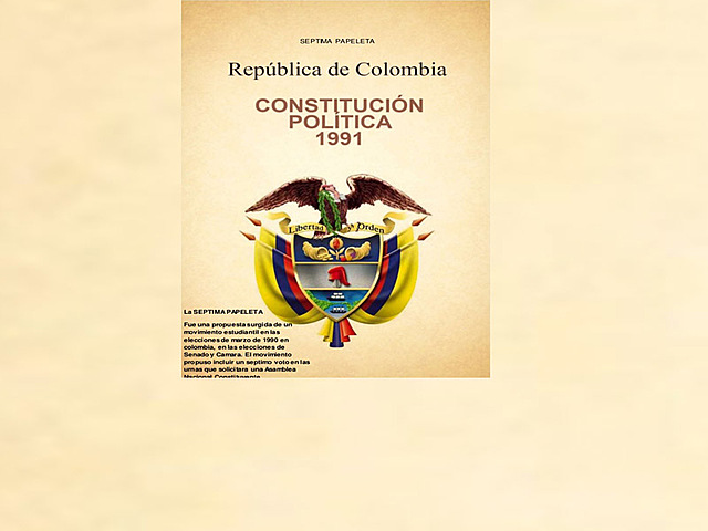 Apertura constitucional de 1991.