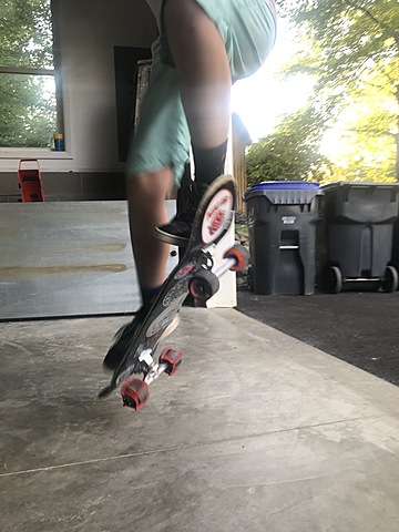 skate boarding