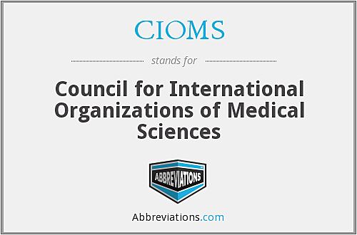 Cuarta versión de las pautas del CIOMS