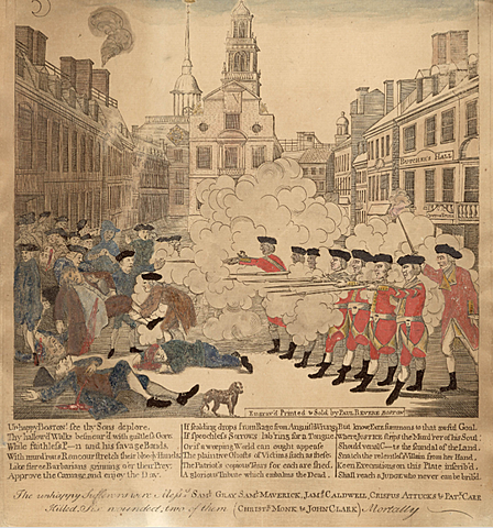 Paul Revere Engraving