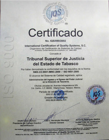 Incremento de actividad de certificacion ISO 9000